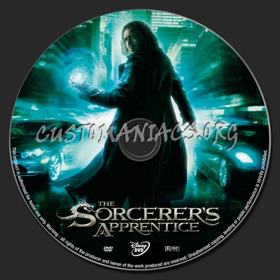 The Sorcerer's Apprentice dvd label