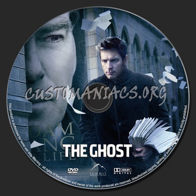 The Ghost dvd label