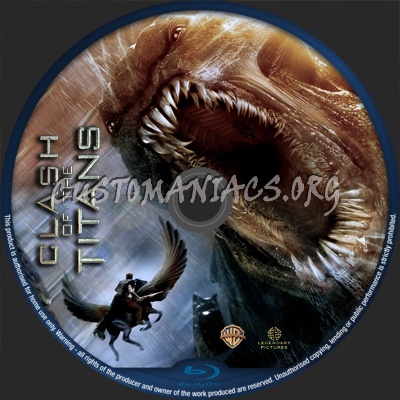 Clash of the Titans blu-ray label