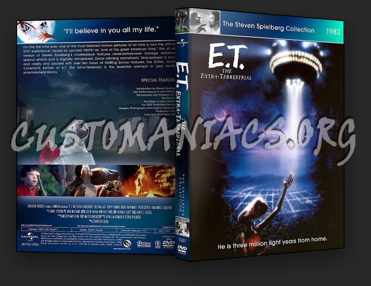 E.T. The Extra Terrestrial - The Steven Spielberg Collection dvd cover