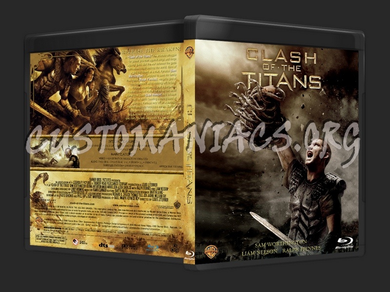 Clash of the Titans (2010) blu-ray cover