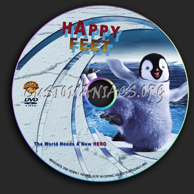 Happy Feet dvd label