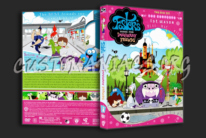 Foster's Home For Imaginary Friends Season 1 dvd cover