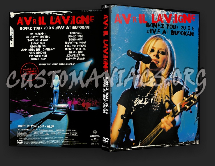 Avril Lavigne: Live at Budokan dvd cover