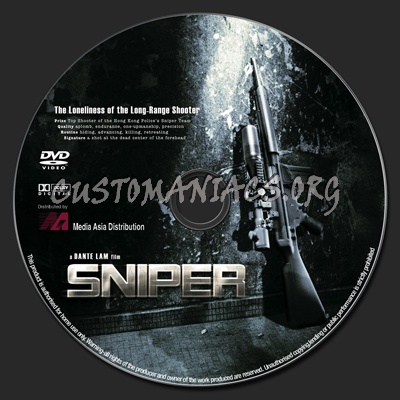 The Sniper (Sun cheung sau) dvd label