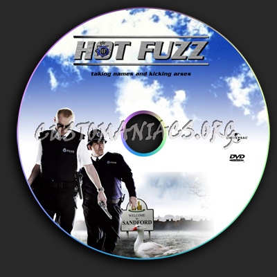 Hot Fuzz dvd label