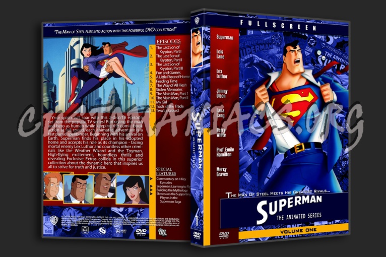 Superman The Animated Series dvd cover