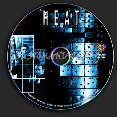 Heat dvd label