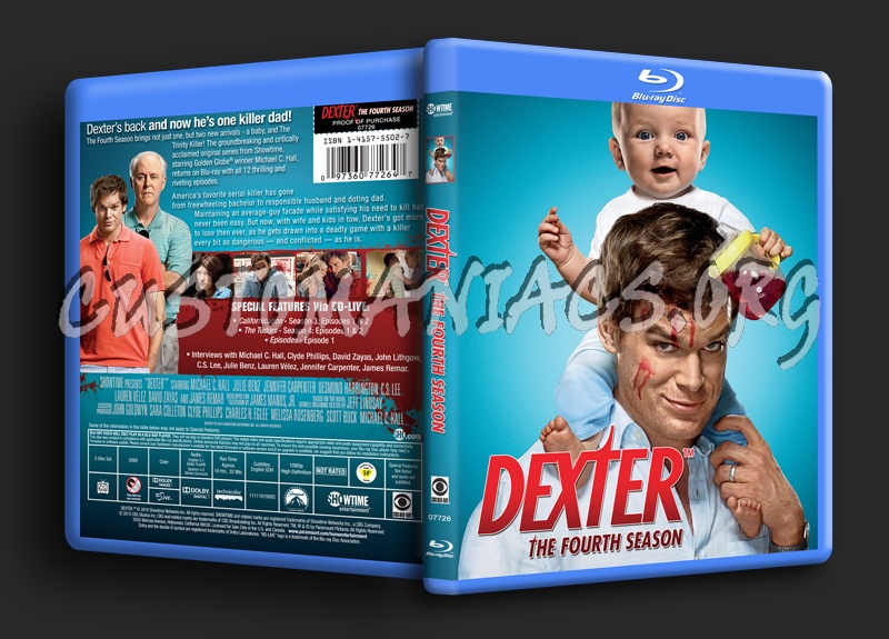 Dexter Season 4 blu-ray cover