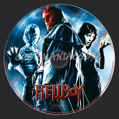Hellboy dvd label
