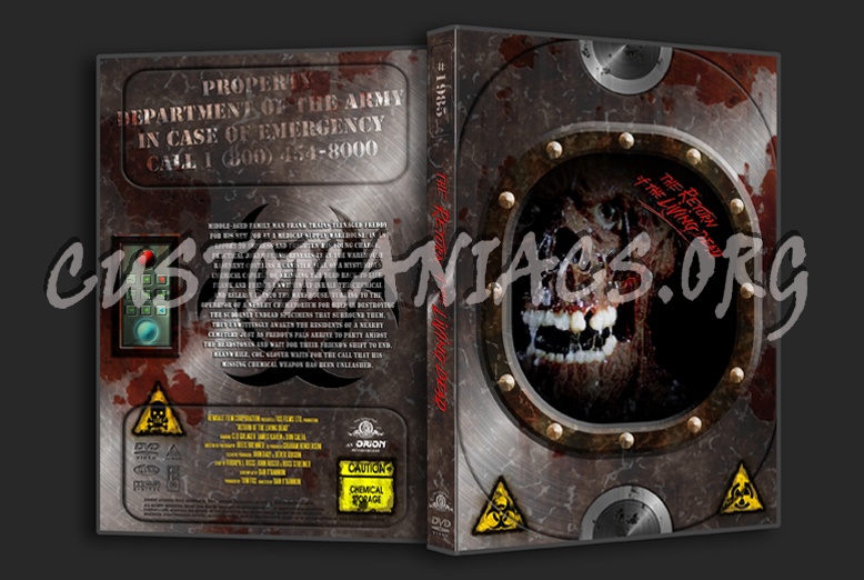 Return Of The Living Dead 1- 5 Trioxin Canisters dvd cover
