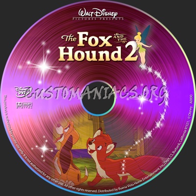 Fox and The Hound 2 dvd label