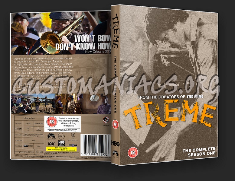 Treme : Season One dvd cover