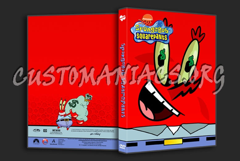 Spongebob Squarepants - Mr Krabs dvd cover