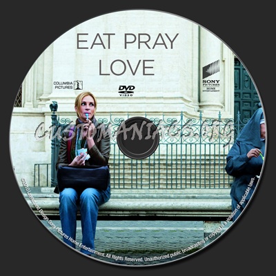 Eat Pray Love dvd label