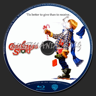A Christmas Story blu-ray label