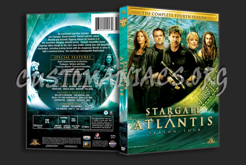 Stargate Atlantis Season 4 dvd cover