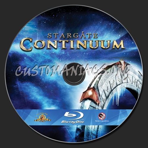 Stargate Continuum blu-ray label