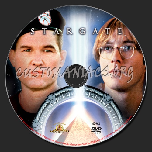 Stargate dvd label