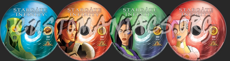 Stargate Infinity volume 1 dvd label