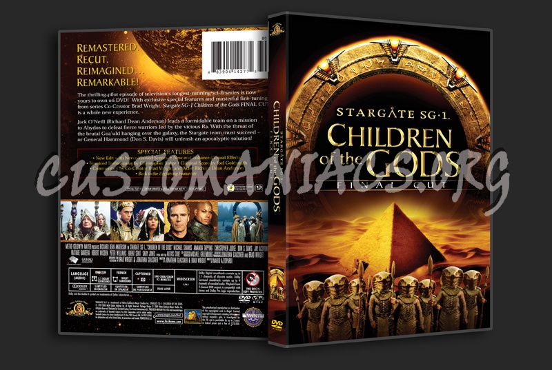 Stargate SG1 Children of the Gods dvd cover