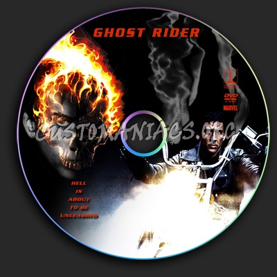 Ghost Rider dvd label
