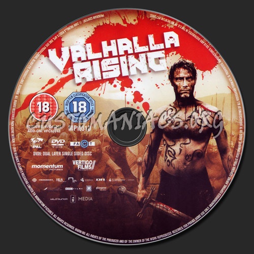 Valhalla Rising dvd label