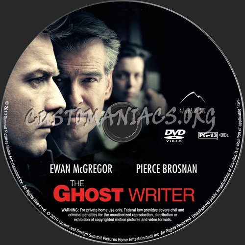 The Ghost Writer dvd label