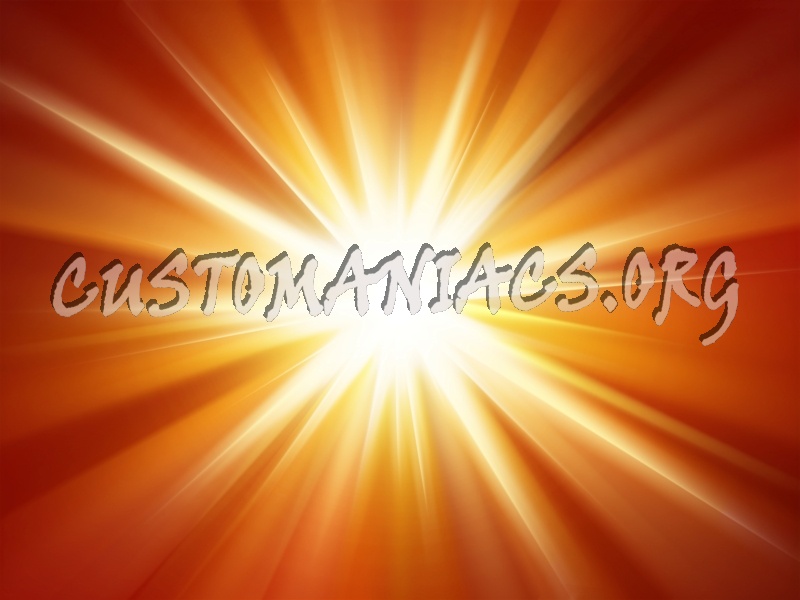 Orange Burst Background 