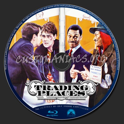 Trading Places blu-ray label