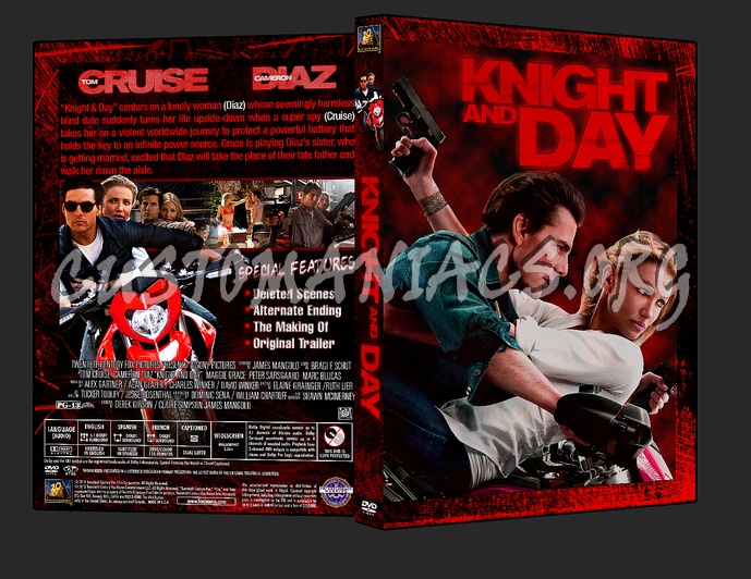 Knight And Day dvd cover