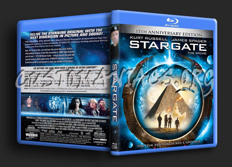 Stargate The Movie blu-ray cover