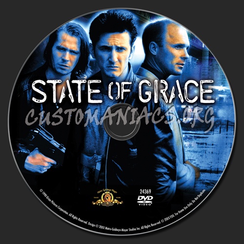 State of Grace dvd label