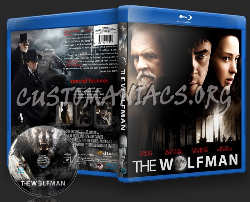 The Wolfman blu-ray cover