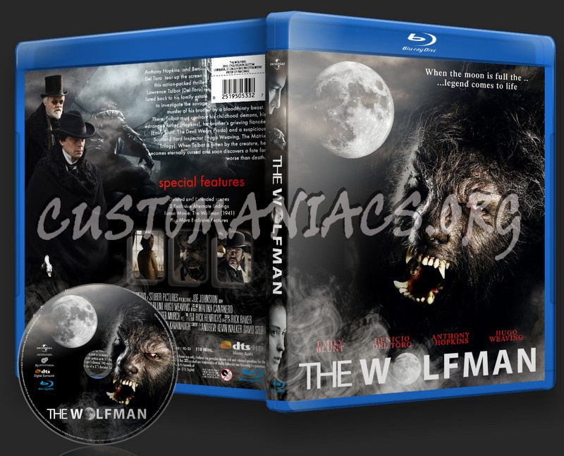The Wolfman blu-ray cover