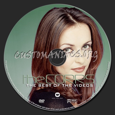 The Corrs | The Best Of The Videos dvd label