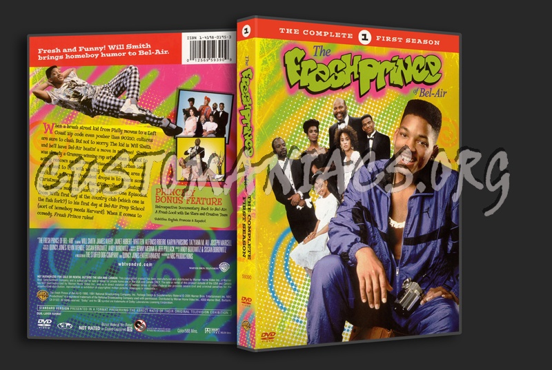 Fresh Prince of Bel-Air Seasons 1-5 dvd cover