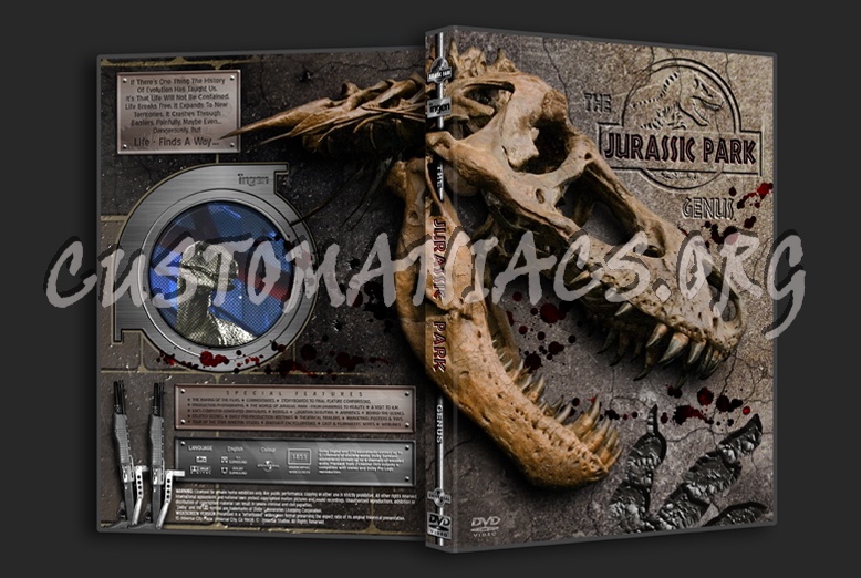 Jurassic Park - Genus dvd cover