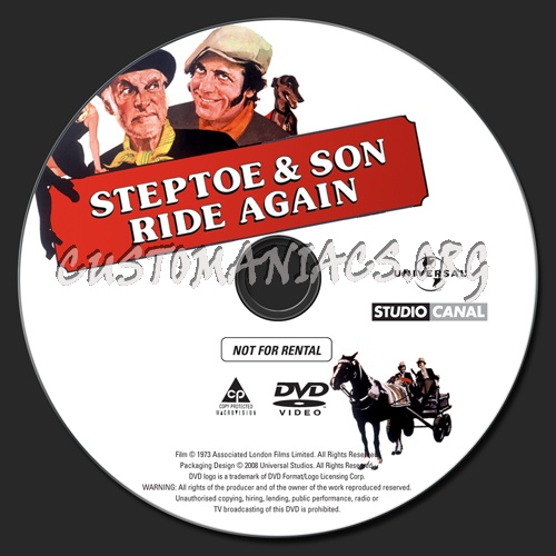 Steptoe & Son Ride Again dvd label