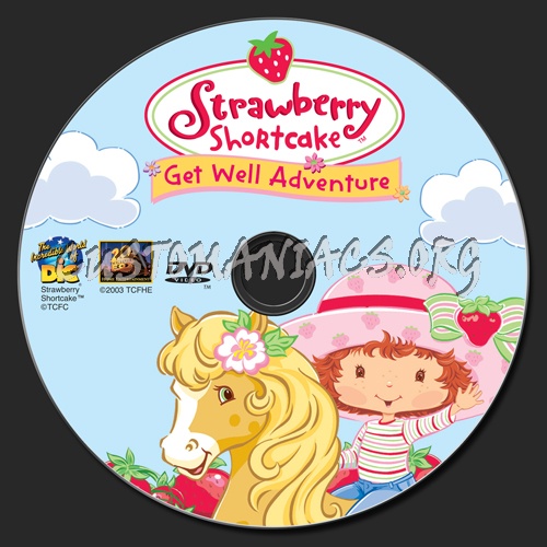 Strawberry Shortcake  Get Well Adventure dvd label