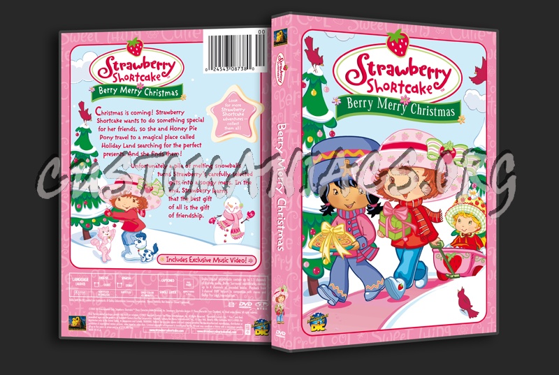 Strawberry Shortcake Berry Merry Christmas dvd cover
