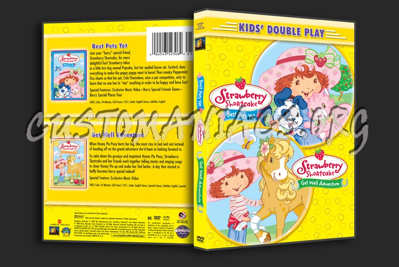 Strawberry Shortcake Best Pets Yet / Get Well Adventure dvd cover