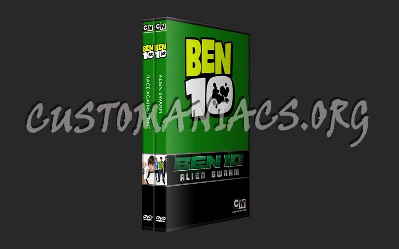 Ben 10 Race Against Time / Alien Swarm dvd cover