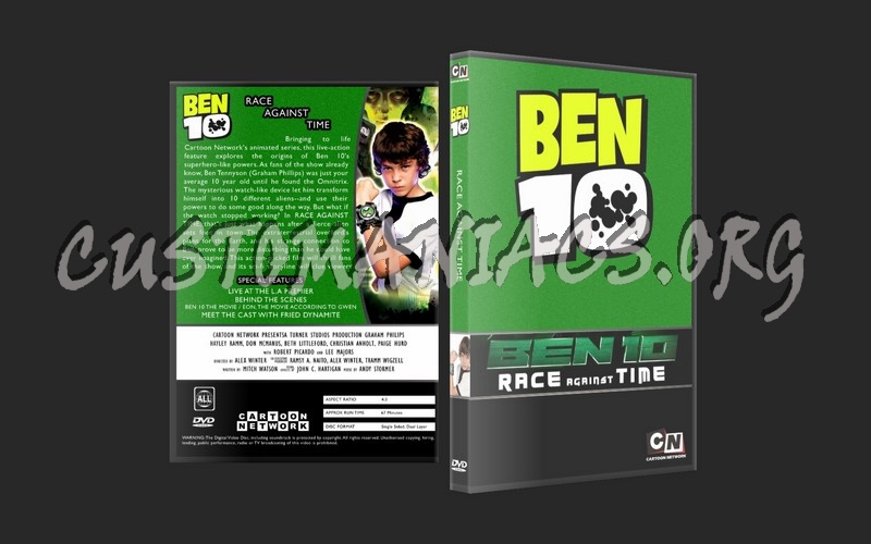 Ben 10 Race Against Time / Alien Swarm dvd cover