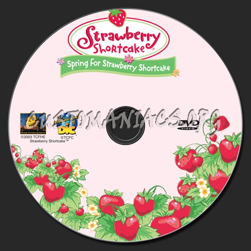 Strawberry Shortcake Spring for Strawberry Shortcake dvd label