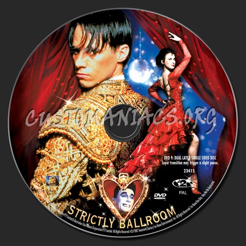 Strictly Ballroom dvd label