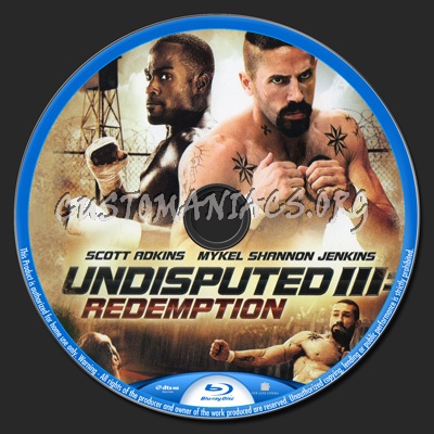 Undisputed 3 Redemption blu-ray label