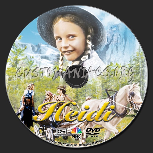 Heidi dvd label