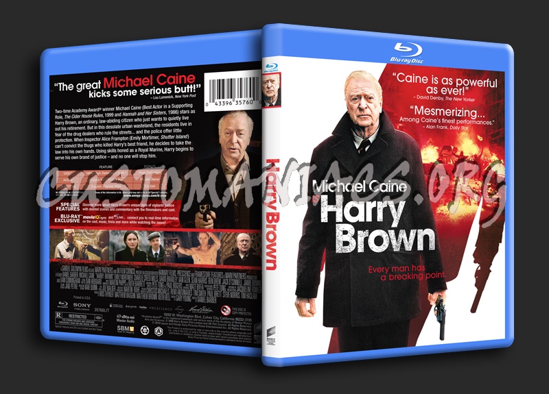 Harry Brown blu-ray cover