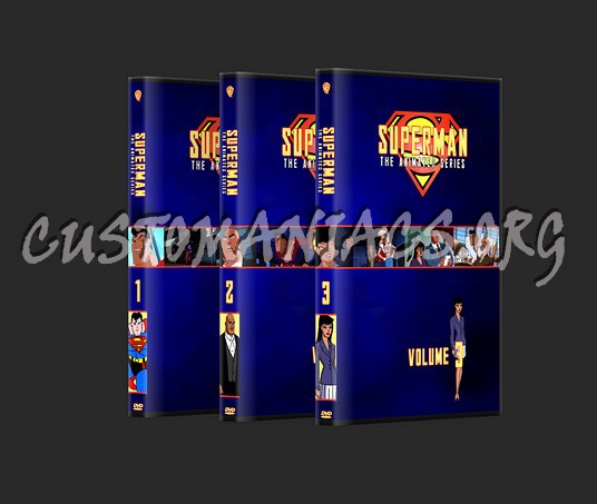 Superman - The Animated Series 1-3 dvd cover